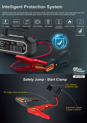 24000mAh 12V Super Capacitor Battery Booster για το αυτοκίνητο Jump Starter Πιο υψηλό ρεύμα 4000A