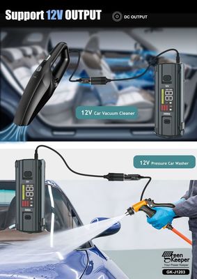 Η μπαταρία του αυτοκινήτου Jump Starter UltraSafe Super Capacitor 3000A Power Bank για οχήματα