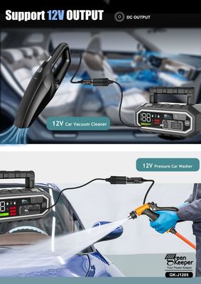Κατάλληλο για οχήματα και φορτηγά 12V 24V 4000A μπαταρία Booster Pack φορητό Jump Starter