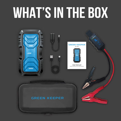 UltraSafe 12V 24V 2000A Fit Jump Starter Power Bank με μεγάλη χωρητικότητα 16000mAh/59.2Wh