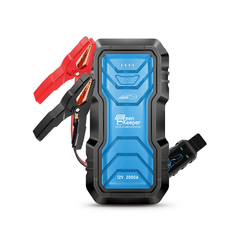 Φορητή μπαταρία Jump Starter Green Keeper 2024 2000A 16000mAh 12V με φως LED