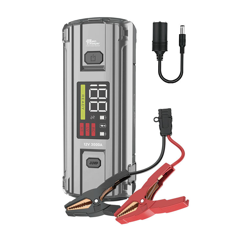 J1203 PD65W 12v 3000A High Power Car Jump Starter με φακό DC για μικρά αυτοκίνητα